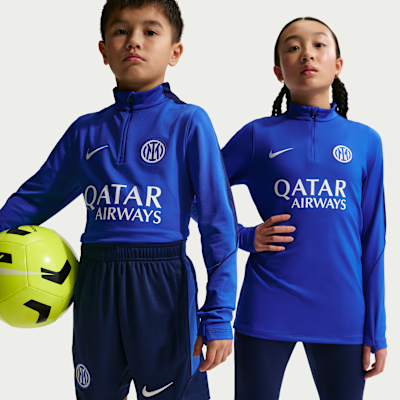 Inter Milan Strike Older Kids' Nike Dri-FIT Football Knit Drill